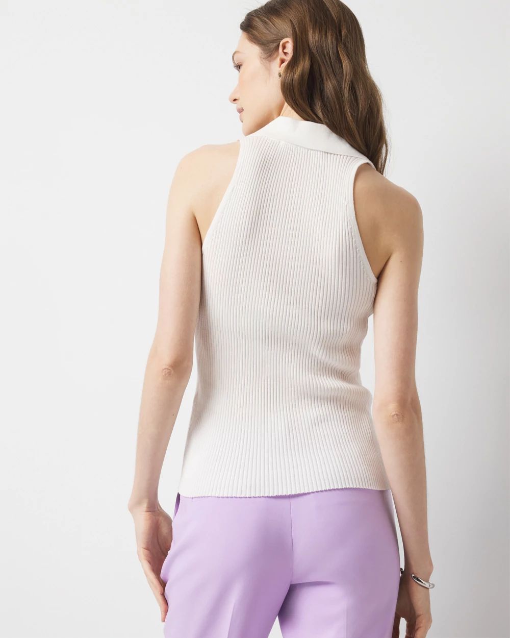 Henley Sweater Tank Top | White House Black Market